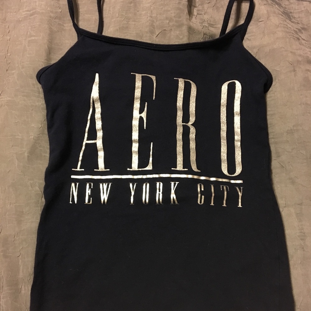 Aeropostale-New York City navy blue cami